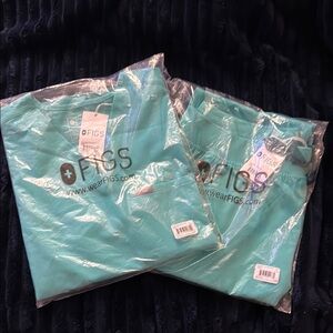Figs Teal Scrub Set NWT